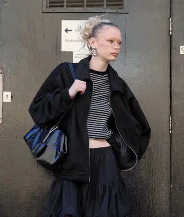 STANDARDERROR Blouson Suede Jacket