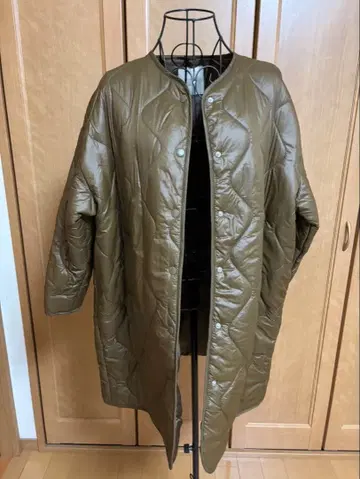 미사용 ZOOTIE 퀼팅 자켓 브라운