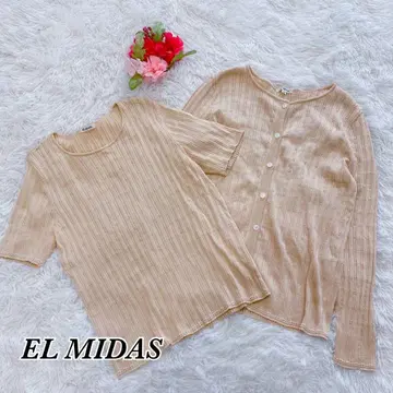 엘르미다/씨 아일랜드 코튼/앙상블/베이지/M 사이즈