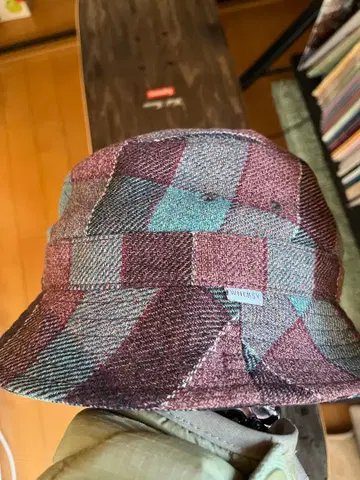 WHIMSY 체크 무늬 버킷 햇