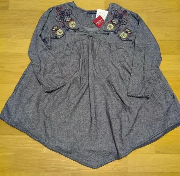 드럭 스토어즈 자수 튜닉