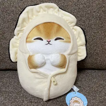 모프 샌드 카키냥 BIG 봉제 인형 브라운 태비