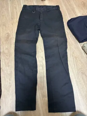 디키즈 블랙 스트레이트 워크 팬츠 남성용 치노 팬츠 32 x 32