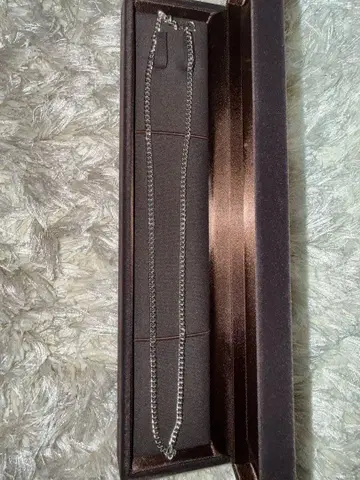 순 플라티나 2면 키헤이 목걸이 50cm 30g 미사용