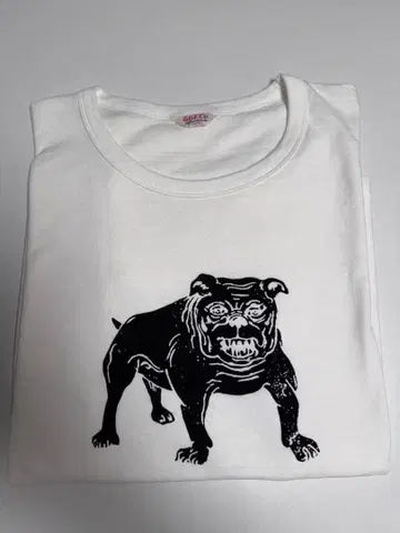 G&F Co.- 1940s 스포츠 티 불도그 화이트