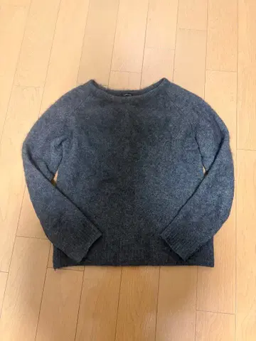 NOMBRE IMPAIR 모헤어 스웨터 래글런 슬리브 그레이