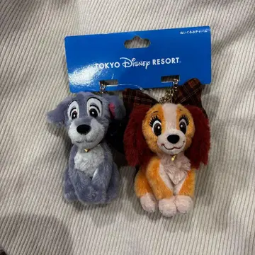 디즈니 101마리 달마시안 레이디 트럼프 참 인형 배지