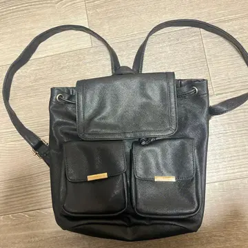 여성용 백팩 블랙 백