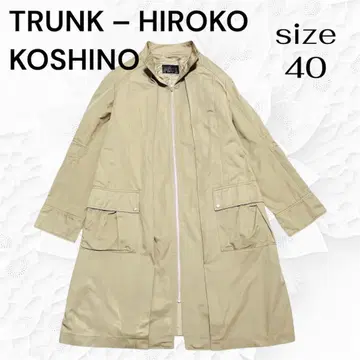 TRUNK 히로코코시노 여성용 코트 지퍼 라이너 포함 40 M