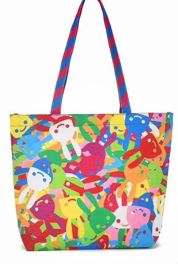 cune 컬러풀 토트백