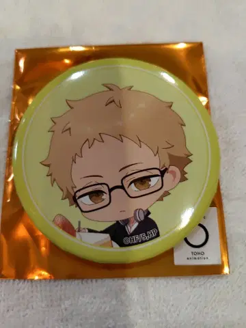 하이큐!! 스마일 베이스 카페 누쿠누쿠 스타일 캔뱃지 츠키시마 케이