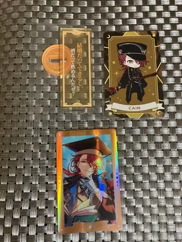 마호야쿠 카인 혜택 대사 아크릴 스탠드 홀로그램 카드