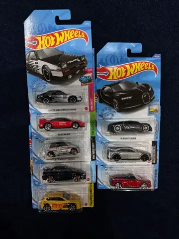 핫휠 미개봉 8대 세트! 일본 자동차 많음!!