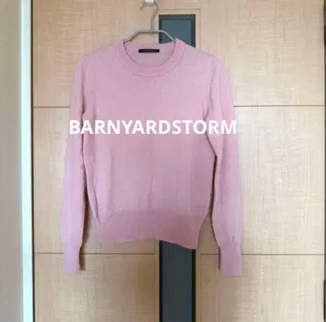 BARNYARDSTORM 버니야드스톰 캐시미어 니트 핑크