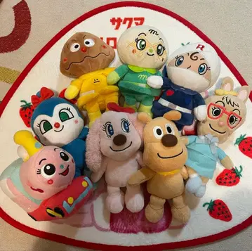 호빵맨 봉제 인형 8체 세트