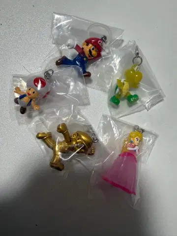 마리오 캡슐 토이 세트 5체