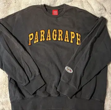 PARAGRAPH 그레이 트레이닝복 맨투맨