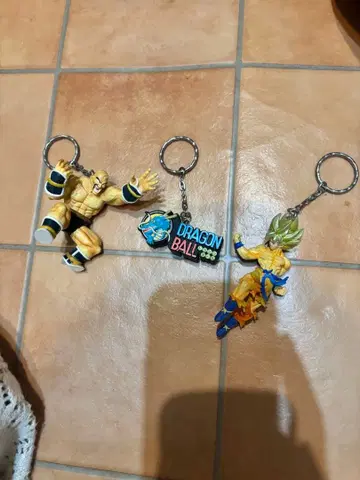 당시 물건 드래곤볼 키링 3개 세트