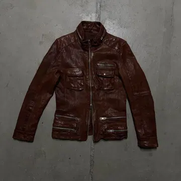 천연 가죽 이탈리아제 leather jacket