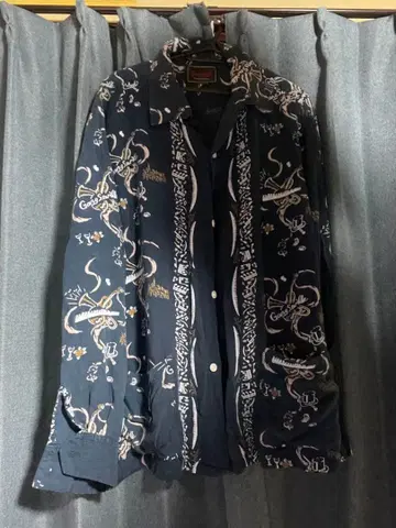 갱스터빌 올 패턴 셔츠 아메카지