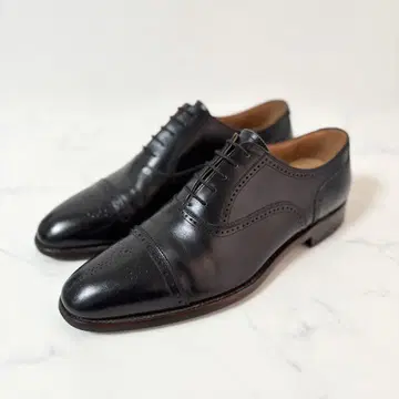 스코치 그레인 25.5 장인 HA9040 세미 브로그 비즈니스 슈즈 블랙