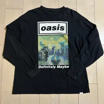 [레어 디자인] 공식 oasis 30주년 밴드 롱 T셔츠 L