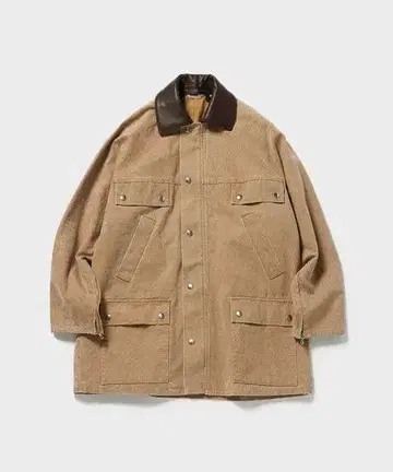 AURALEE 24aw 오가닉 캔버스 헌팅 블루종 5