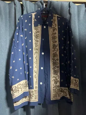 갱스터빌 올 패턴 셔츠 페이즐리 아메카지