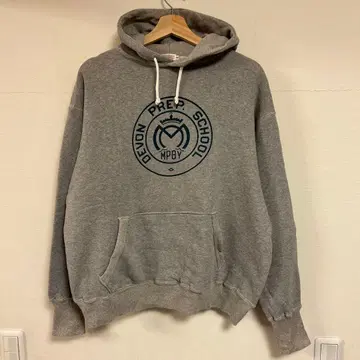 웨어하우스 후드 맨투맨 DEVON 멜란지 그레이