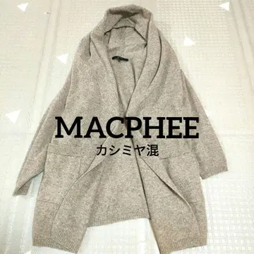 MACPHEE 맥피 캐시미어 혼방 가운 가디건