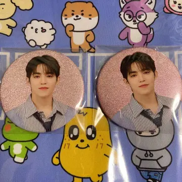 SEVENTEEN Holiday 캔뱃지 에스쿱스 2개 세트