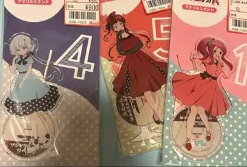 좀비랜드 사가 아크릴 스탠드 준코 사쿠라 유기리 시마무라 콜라보