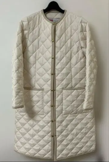 새상품급 트래디셔널 웨더웨어 ARKLEY LONG 화이트 아이보리