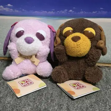 오차이누 효코표코 봉제 인형 2체 세트 1