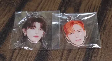 [즉시 구매 가능] 얼굴 아크릴 키링/리히로무 세트