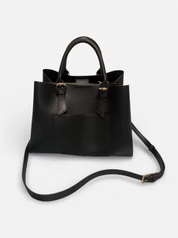 새상품급 가죽 느낌 블랙 숄더백