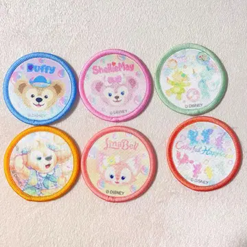 디즈니 더피앤프렌즈 20주년 와펜 세트 컬러풀 해피니스