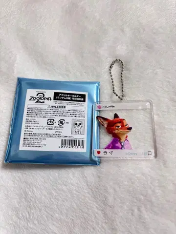 주토피아2 오 마이 카페 닉 아크릴 키링