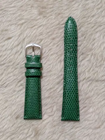 MIMOSA 20mm 리자드 그린 가죽 벨트