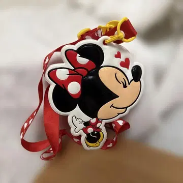 미니 마우스 스트랩 빨흰