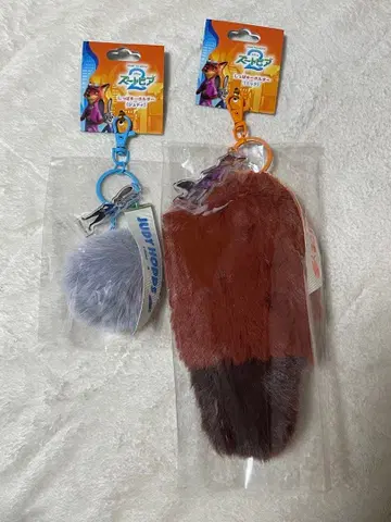 주토피아2 주디 닉 꼬리 키링