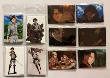 진격의 거인 리바이 이백경 스퀘어 캔뱃지 종합 세트