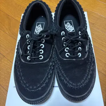 VANS 블랙 스웨이드 스니커즈
