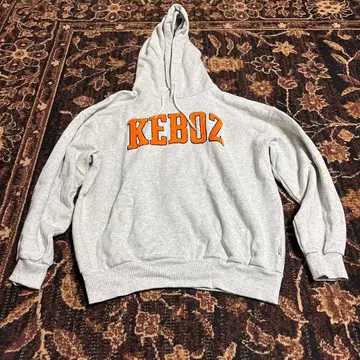 KEBOZ 그레이 후드 부착 후드티