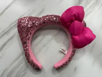 USJ 머리띠 헬로키티 핑크