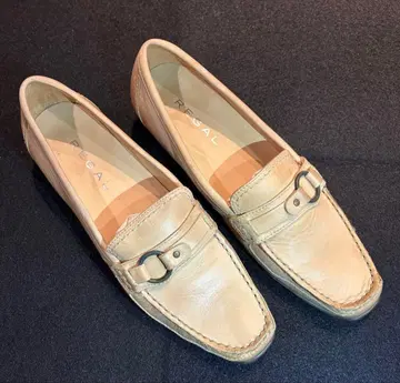 REGAL 베이지 가죽 로퍼