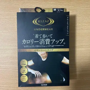 M 사이즈 라이잽 파워 시트 타입 크루넥 T셔츠 블랙