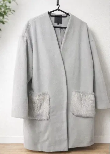 DIRZ 그레이 롱 코트 M