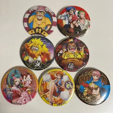 ONE PIECE (원피스) 캔뱃지 7개 세트