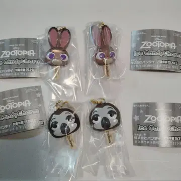 주토피아 아이스 캔디 참 2종 4개 세트